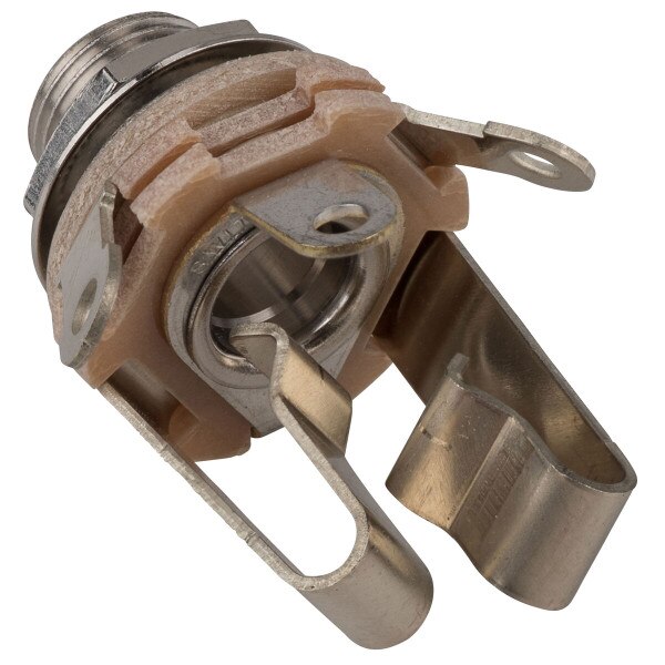 Switchcraft 13 1/4" Mono Jack – Female Panel Mount, Double Open Circuit